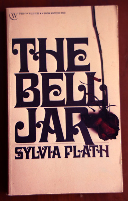 The Bell Jar by Sylvia Plath - Bantam Books 1988 Vintage Paperback - Suicide