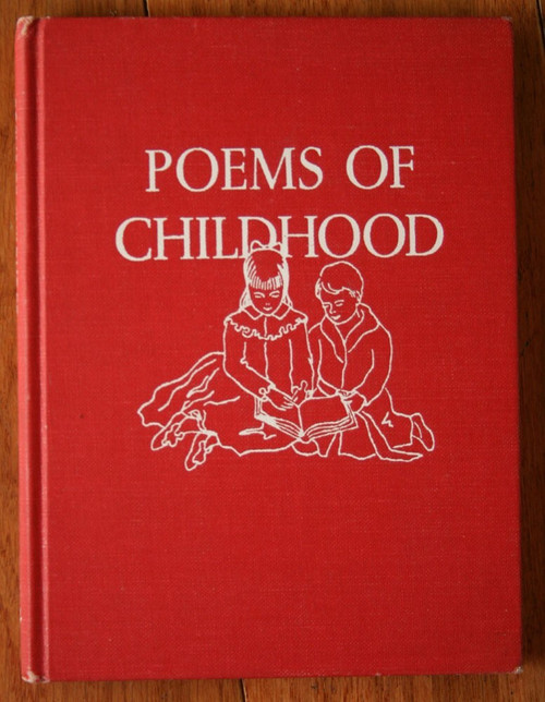 POEMS OF CHILDHOOD by Joan Berg Victor 1969 C.R. Gibson Vintage Poetry Book
