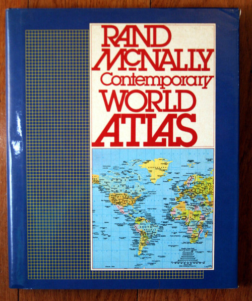 Rand McNally Contemporary World Atlas 1979 HC/DJ