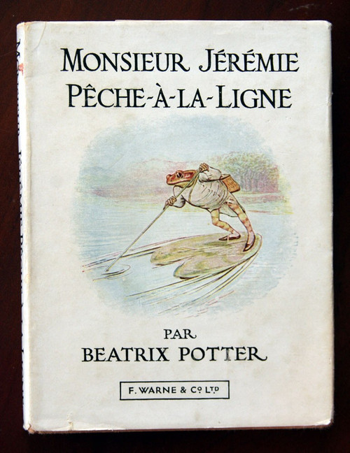 Monsieur Jeremie Peche-A-La-Ligne by Beatrix Potter HC/DJ Frederick Warne & Co.