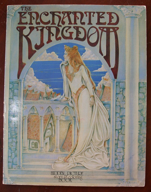 The Enchanted Kingdom: Hidden Picture Story & Coloring Book 1983 Jodell Abrams