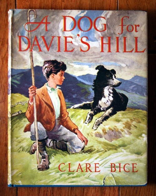 A Dog for Davie's Hill by Clare Bice 1957 Vintage Weekly Reader HC/DJ