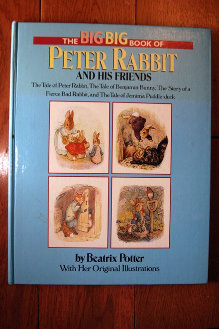 The Big Big Book of PETER RABBIT & His Friends by Beatrix Potter 1987 Derrydale