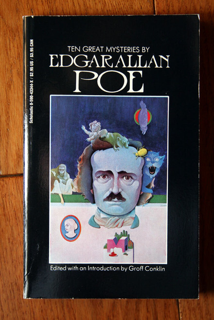 Ten Great Mysteries by EDGAR ALLAN POE 1989 Scholastic Paperback VERY NICE COND.