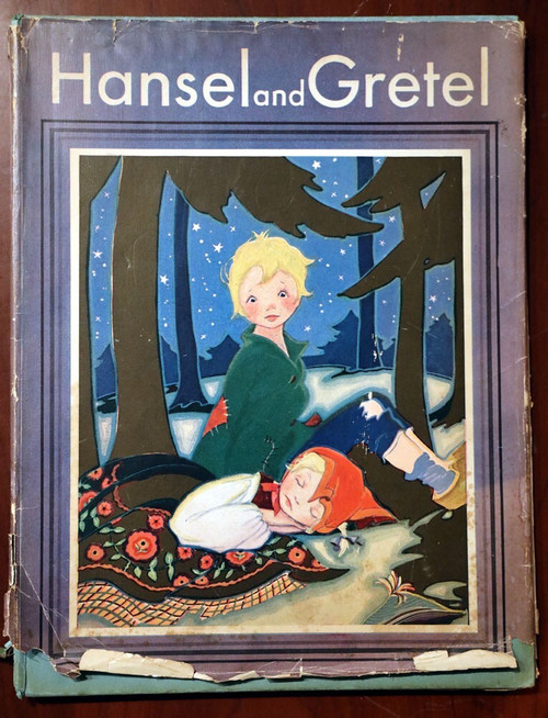 Hansel and Gretel 1943 Emilie C. Bradbury/Marjorie Hardy HC/DJ Fern Bisel Peat