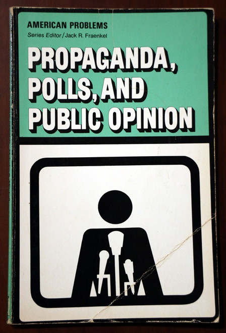 PROPAGANDA, POLLS & PUBLIC OPINION Are People Manipulated? 1977 Malcolm Mitchell
