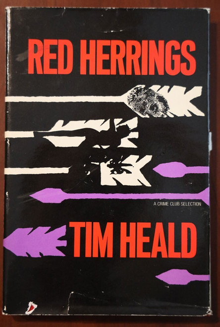 Red Herrings by Tim Heald 1986 First Edition HC/DJ Crime Club Selection VINTAGE