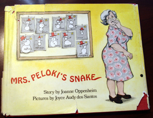 Mrs. Peloki's Snake by Joanne Oppenheim SIGNED 1980 HC/DJ