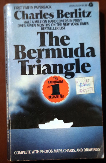 THE BERMUDA TRIANGLE by Charles Berlitz 1975 1st Avon Printing Paperback