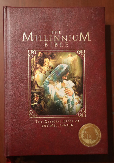 THE MILLENNIUM BIBLE Commemorative Edition CALVIN MILLER 1999 Classic KJV Holman