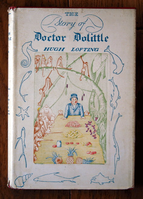 The Story of DOCTOR DOLITTLE by Hugh Lofting 1948 HC/DJ 42nd Printing Lippincott