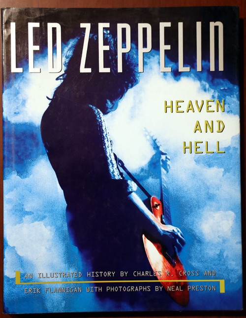 LED ZEPPELIN Heaven and Hell 1991 HC/DJ Illustrated History 1st Edition