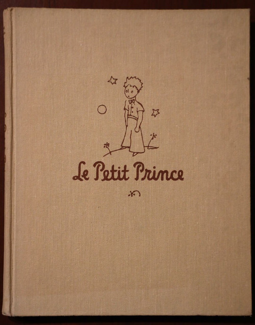 LE PETIT PRINCE by Antoine De Saint-Exupery 1943 Harcourt Brace & World FRENCH