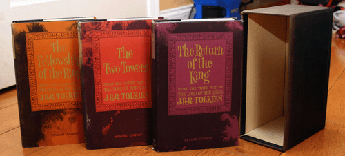 LORD OF THE RINGS Boxed Set J.R.R. Tolkien 1965 Fellowship of Ring Two Towers +