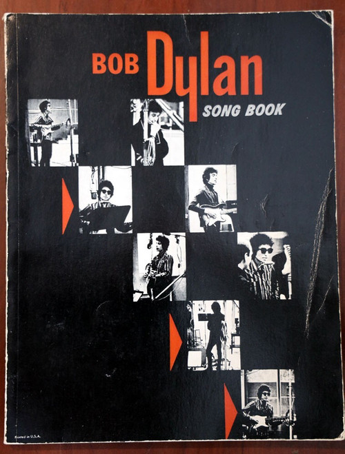 BOB DYLAN Song Book 1965 Vintage Sheet Music M. Witmark & Sons Illustrated