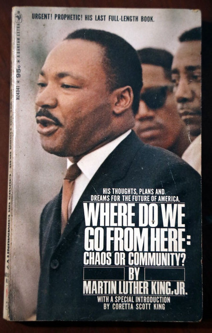 Where Do We Go From Here by Martin Luther King Jr. 1968 Black Americana Book MLK