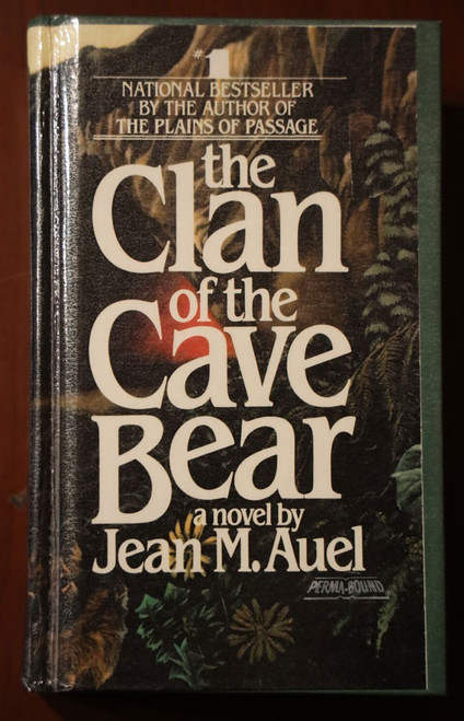 The Clan of the Cave Bear by Jean M. Auel PERMA-BOUND Hardcover 1991 RARE!