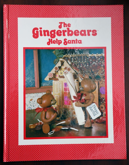 The Gingerbears Help Santa Vintage Childrens Book Nancy McConnell 1984 CHRISTMAS