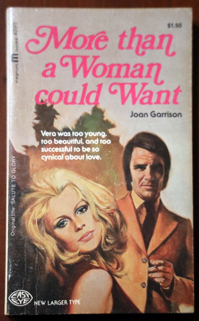 More Than a Woman Could Want JOAN GARRISON Easy Eye Vintage Paperback 1965 RARE