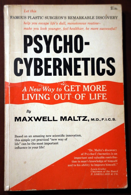 PSYCHO-CYBERNETICS Maxwell Maltz 1960 Trade Paperback Plastic Surgery/Self-Image