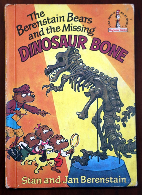The Berenstain Bears & the Missing DINOSAUR BONE 1980 Dr. Seuss Beginner Books
