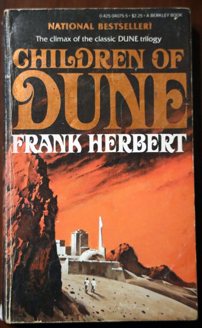 Children of DUNE by Frank Herbert 1977 Berkley Paperback Sci-Fi 7th Printing