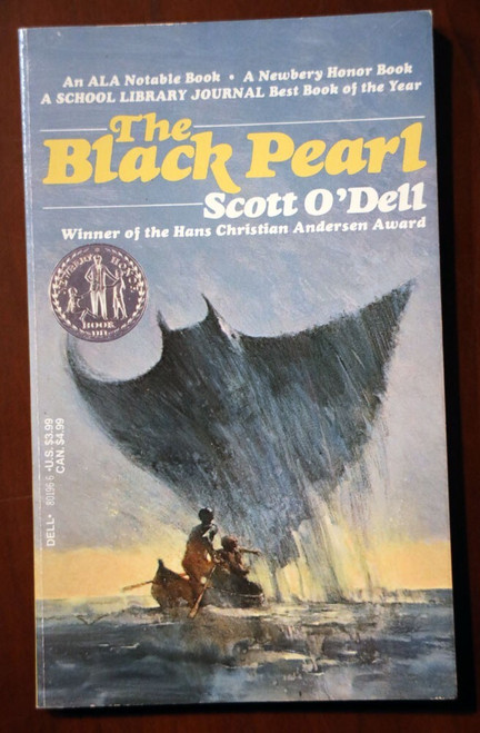The Black Pearl by Scott O'Dell 1977 Vintage Paperback Children's Book Scarce
