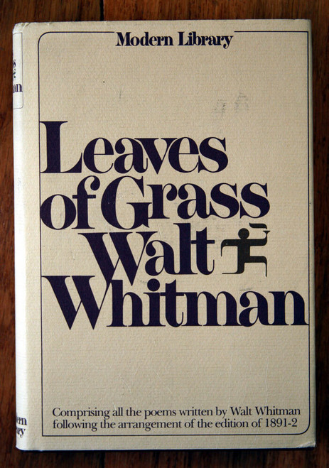 LEAVES OF GRASS by Walt Whitman HC/DJ Modern Library 1970's EXCELLENT