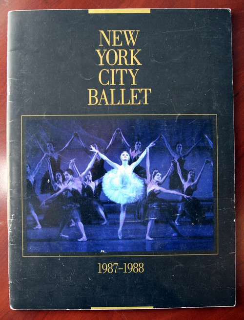 NEW YORK CITY BALLET 1987-1988 Souvenir Program Dance/Theatre/Music ILLUSTRATED