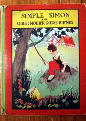 Simple Simon and Other Mother Goose Rhymes 1930 Whitman Publishing Co. #509 RARE