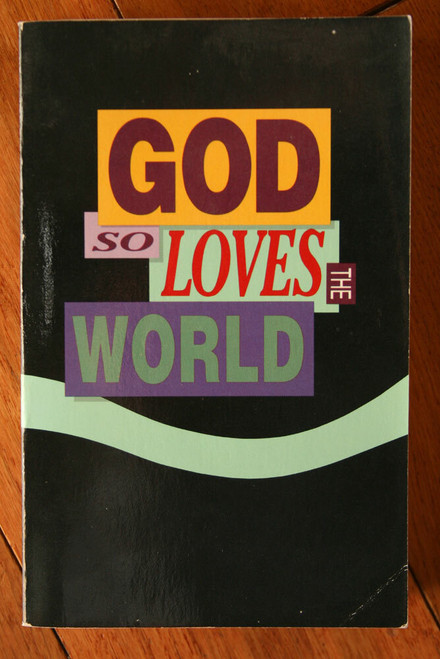 NRSV Holy Bible "God So Loves the World" Cover American Bible Society ABS 1989