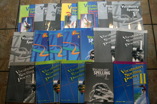 Vocabulary Spelling Poetry A BEKA BOOK Homeschool Lot of 19 Books! 7 8 9 10 11