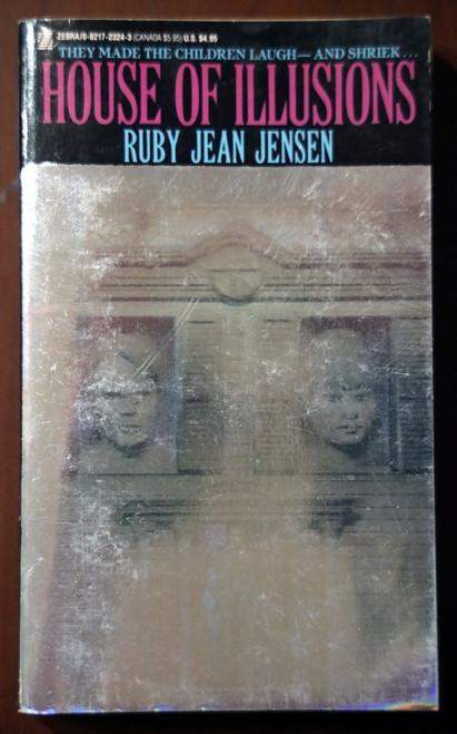 House of Illusion Ruby Jean Jensen 1988 Vintage Zebra Horror Paperback 1st Print