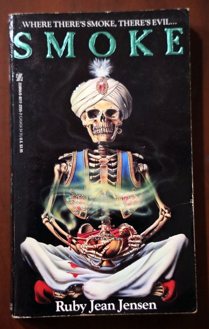 SMOKE by Ruby Jean Jensen 1988 Vintage Zebra Horror Paperback 1st Printing OOP
