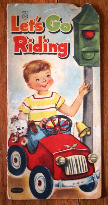 Let's Go Riding 1954 Vintage Whitman DIE-CUT Children's Book #2954 SCARCE