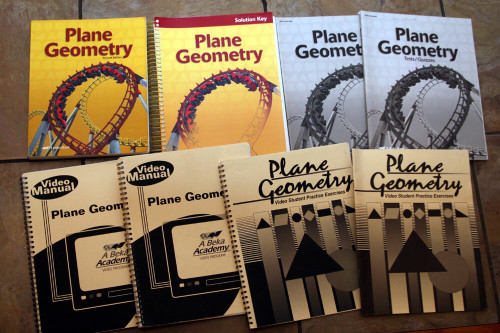 PLANE GEOMETRY Beka Book Lot 2nd Ed. Text/QuizKey, Solution Key, Video Manual