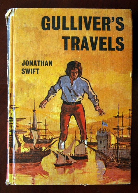 Gulliver's Travels by Jonathan Swift 1975 Purnell Bancroft Classic #1 Vintage HC