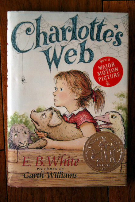 CHARLOTTE'S WEB by E.B. White & Garth Williams c. 1980 HC/DJ Harper Collins