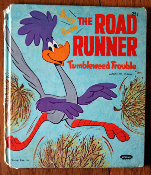 The Road Runner : Tumbleweed Trouble 1971 Whitman Tell-A-Tale Book VINTAGE