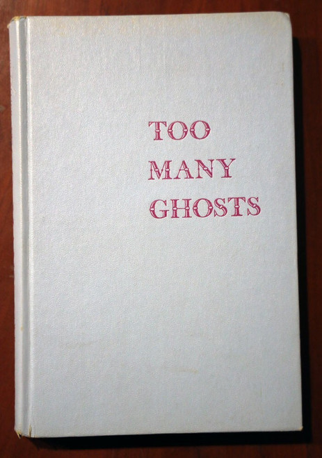 TOO MANY GHOSTS by Paul Gallico 1959 Vintage Mystery Novel Hardcover Doubleday