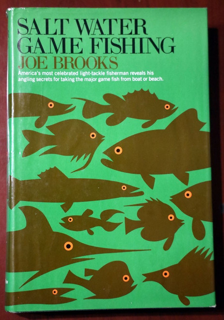 Salt Water Game Fishing by Joe Brooks 1968 HC/DJ Angling/Light-Tackle Fisherman