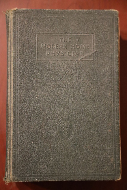 Modern Home Physician by Victor Robinson 1939 Vintage Medical Book Illustrated