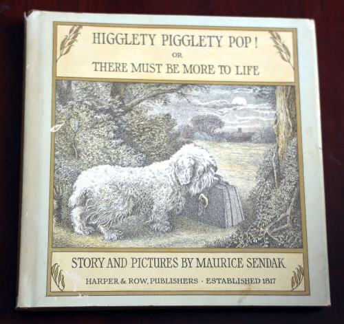HIGGLETY PIGGLETY POP! by Maurice Sendak HC/DJ 1967 Vintage Children's Book 1st