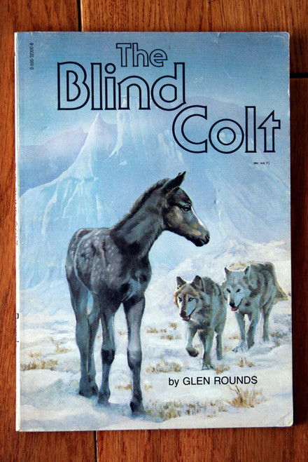 The Blind Colt by Glen Rounds 1960 Vintage Scholastic Paperback Rosier Cover