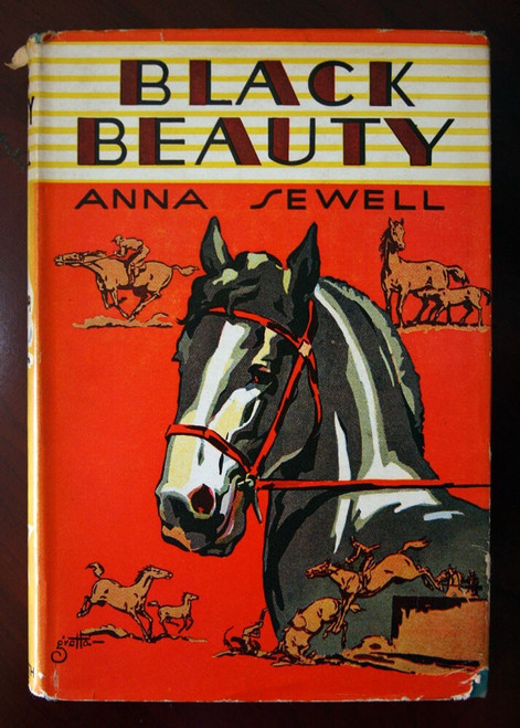 BLACK BEAUTY by Anna Sewell HC/DJ Goldsmith Publishing Vintage Children's Book