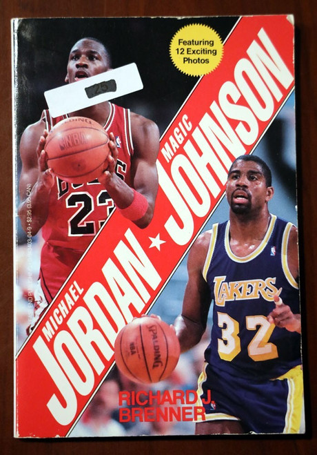 MICHAEL JORDAN * MAGIC JOHNSON by Richard J. Brenner 1989 ILLUSTRATED Basketball
