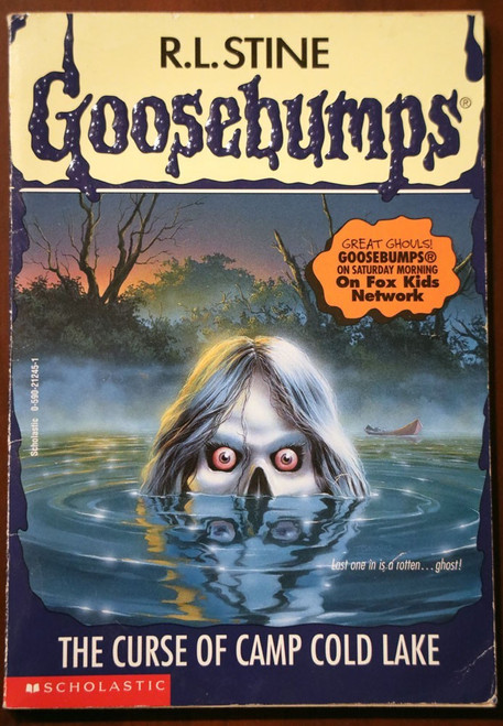 GOOSEBUMPS #56 Curse of Camp Cold Lake R.L. Stine 1997 Scholastic PB 1st NO UPC