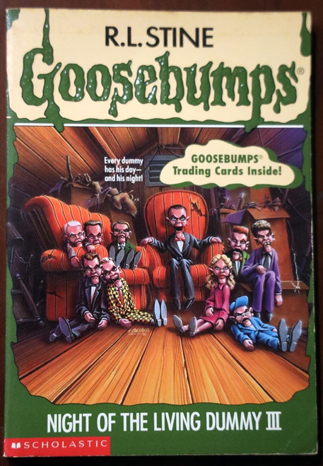 GOOSEBUMPS #40 Night of the Living Dummy III R.L. Stine 1996 Scholastic PB 1st