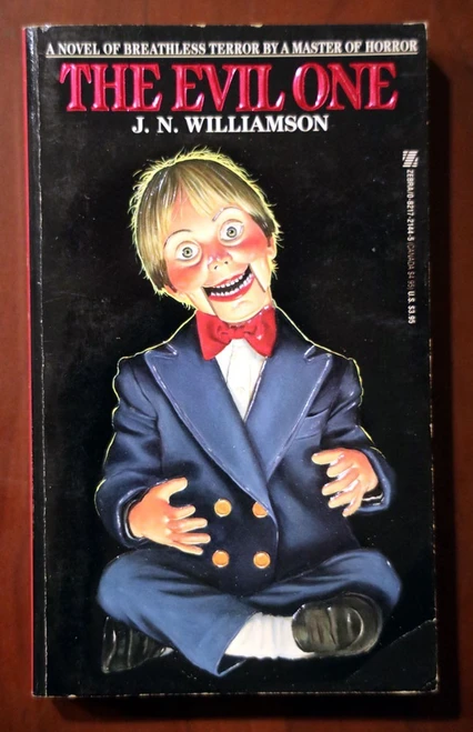 THE EVIL ONE by J.N. Williamson 1987 Vintage Zebra Horror Paperback OOP