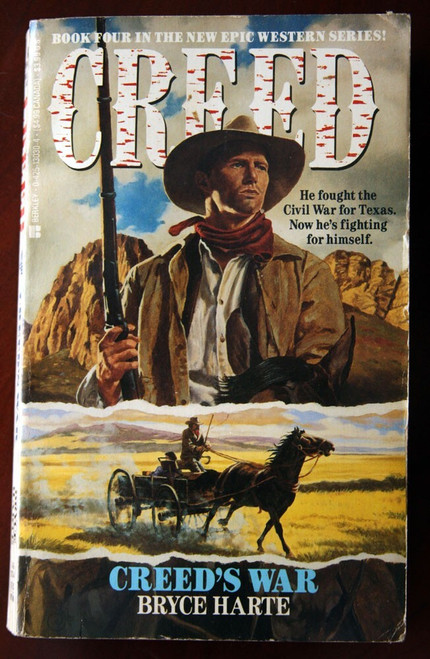 Creed's War by Bryce Harte 1991 Vintage Western Paperback #8